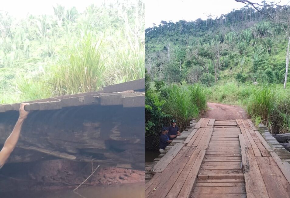 EM COLINA VERDE - Deputado Delegado Lucas solicita reparos em ponte com deteriorações no Rio Piripipi


